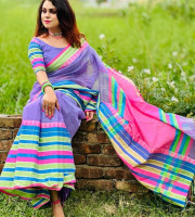 Halfsilk Saree With Running Blouse 2235