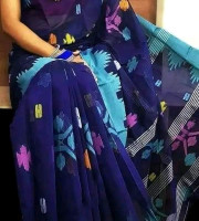 Halfsilk Monipuri Saree ST-221