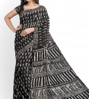 Cotton Batik saree with BP Saree MT-2756