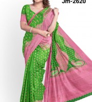Half Silk Jamdani motive Saree Code JM-2620