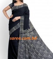 Silk Batik Saree  With Tarsel- MT-3509