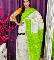 Halfsilk sharee Code-HS-7006