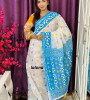 Halfsilk sharee Code-HS-7007