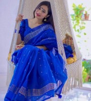 Halfsilk Saree - 4306
