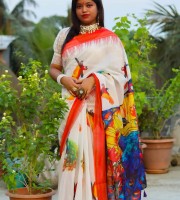 Digital print saree Code DP-6025