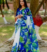 Digital print saree Code DP-6024