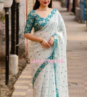 Exclussive Halfsilk Saree With BP-  4314