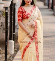 Exclussive Halfsilk Saree With BP-  4315