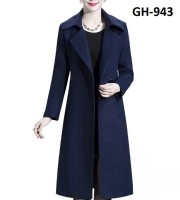 1 Part Brush Fleece Semi-Long overcoat -GH-943